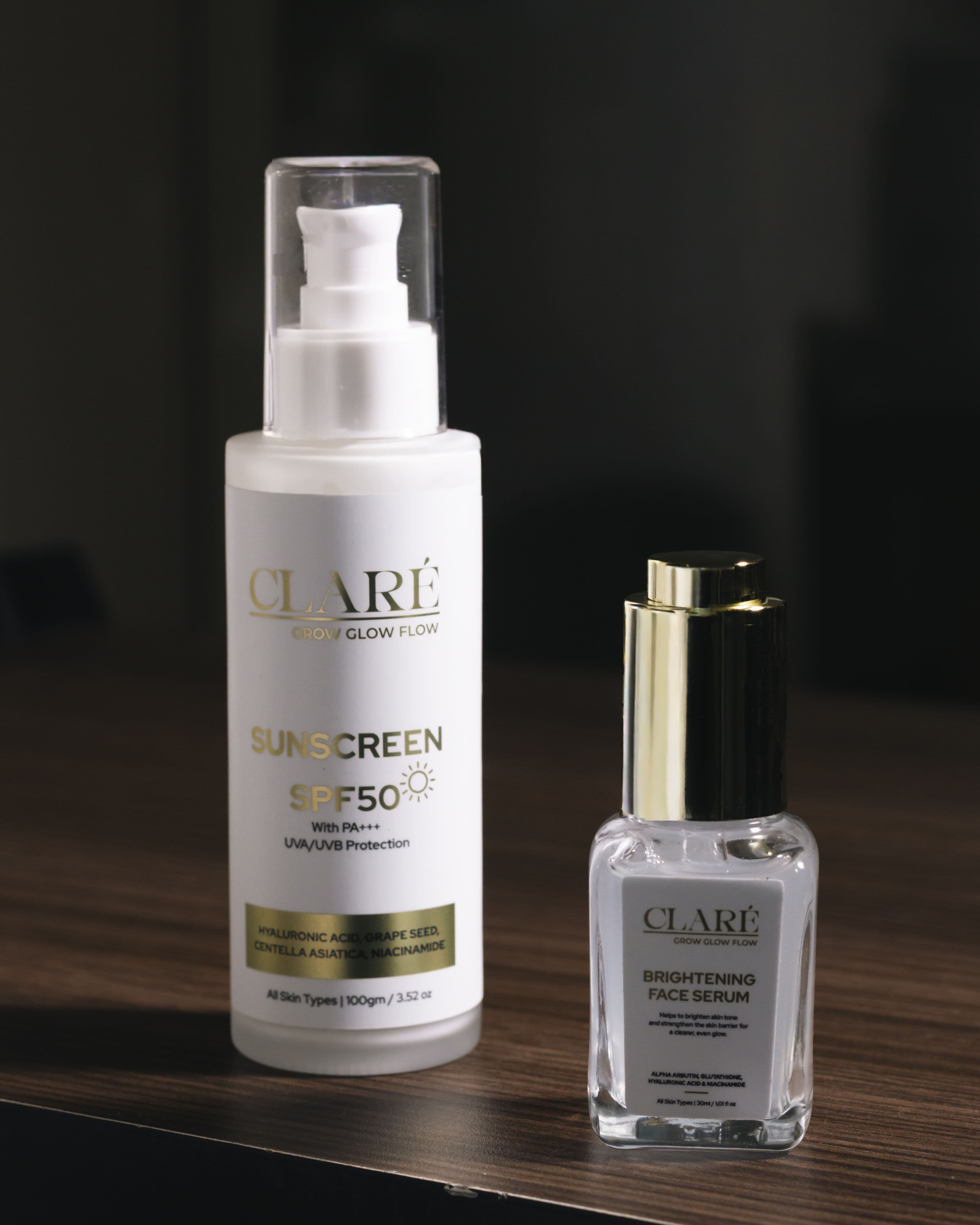 Sunscreen + Brightening Face Serum